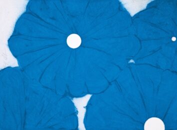 Blue Poppies by Donald Sultan at Michael Lisi/Contemporary Art
