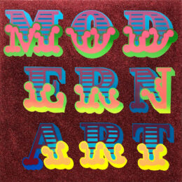 Cast Iron Modern Art (large original painting) by Ben Eine at GallArt.com
