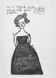 Girl Now Meets Girl Then (13) by Rose Wylie at Rene Schmitt Druckgraphik