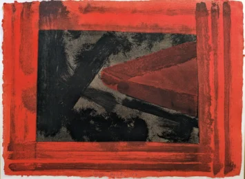 Here We Are in Croydon by Howard Hodgkin at Gallery TEN