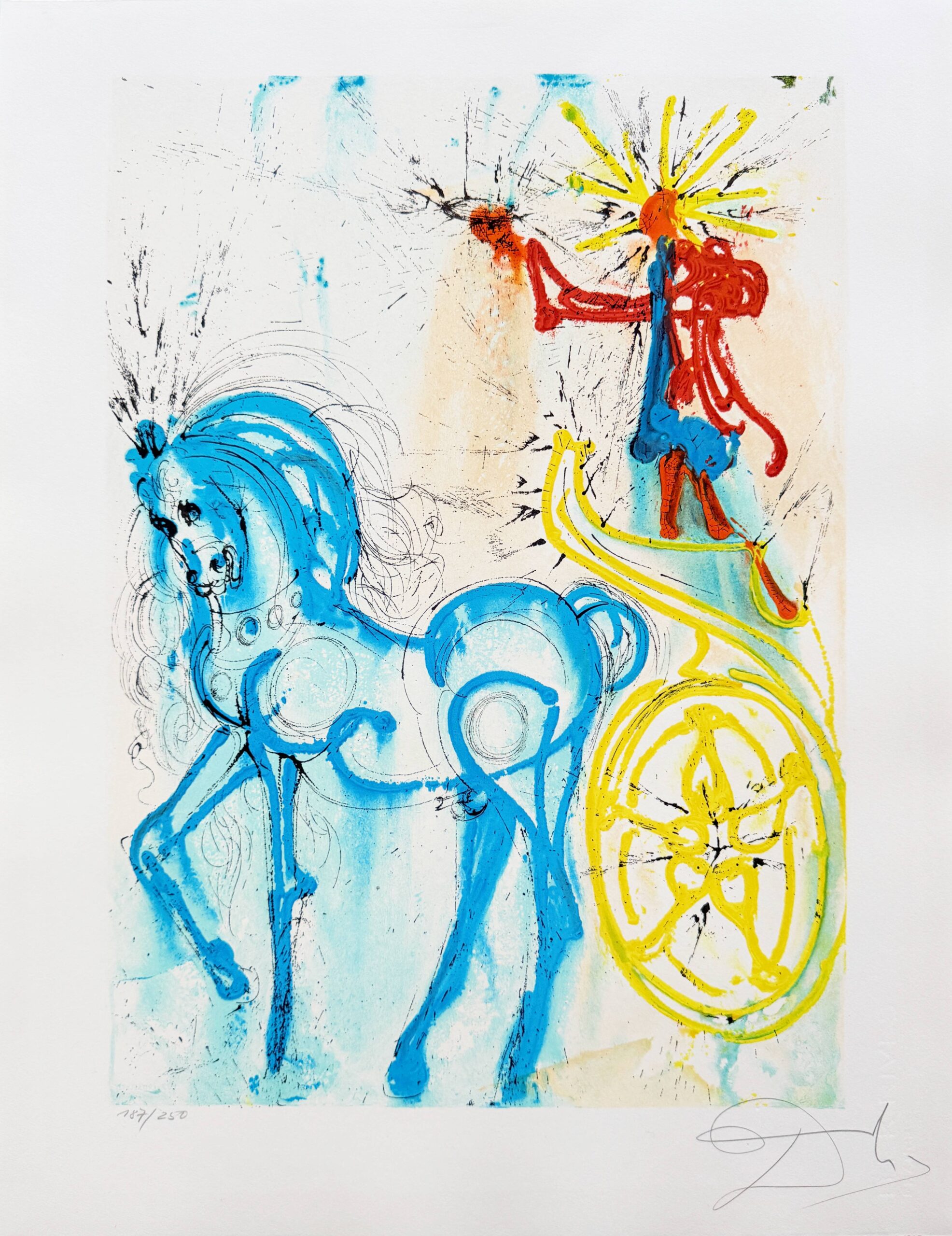 Le cheval de triomphe by Salvador Dalí