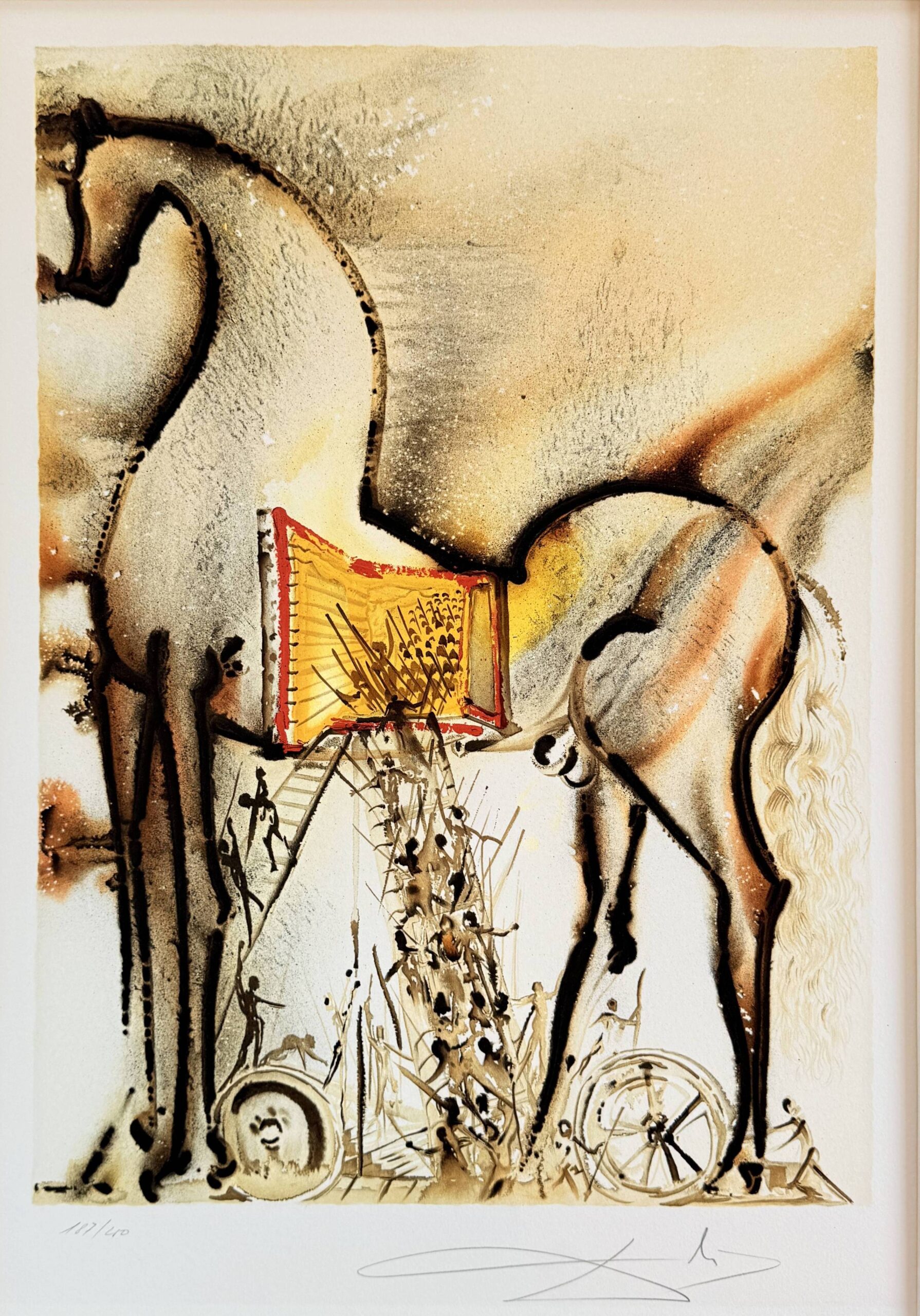 Le cheval de Troie by Salvador Dalí