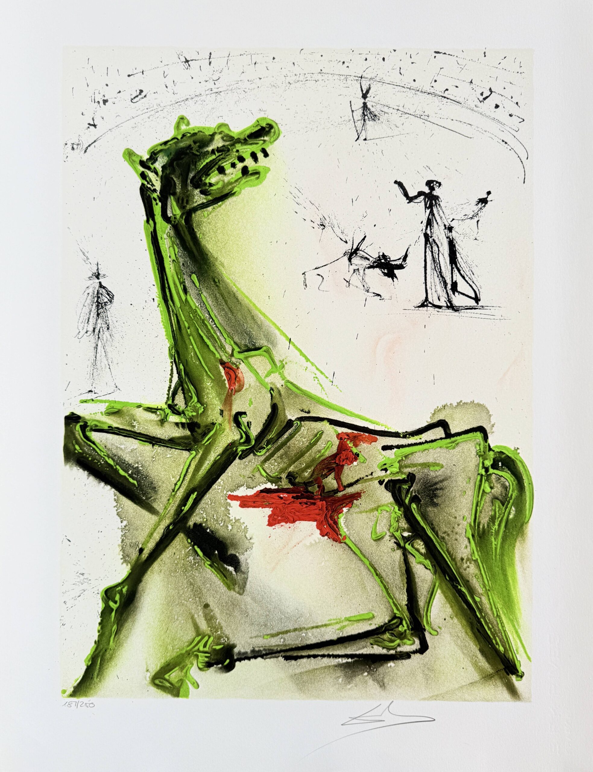 La victime de la Fête by Salvador Dalí