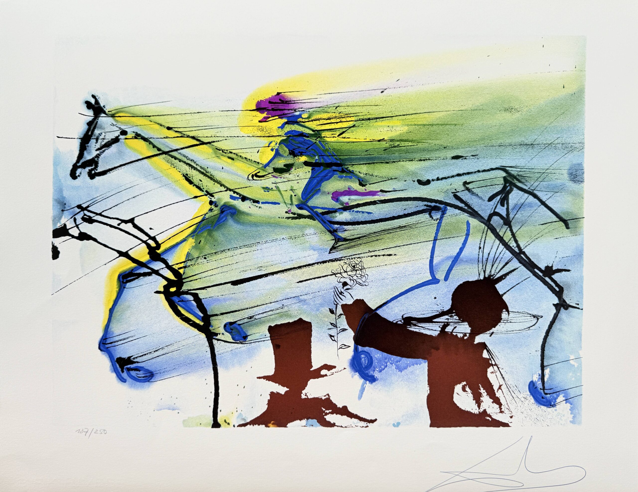 Cheval de course by Salvador Dalí