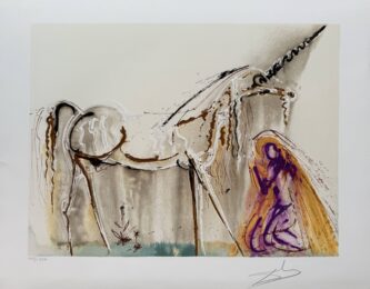 La licorne by Salvador Dalí at Epicentrum Art Gallery