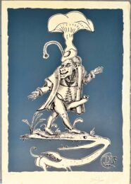 Les Songes Drôlatiques de Pantagruel, Planche IX by Salvador Dalí at Epicentrum Art Gallery