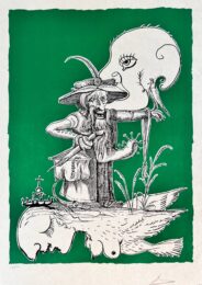 Les Songes Drôlatiques de Pantagruel, Planche I by Salvador Dalí at Epicentrum Art Gallery