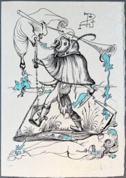 Les Songes Drôlatiques de Pantagruel, Planche VI by Salvador Dalí at Epicentrum Art Gallery