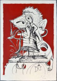 Les Songes Drôlatiques de Pantagruel, Planche XIV by Salvador Dalí at Epicentrum Art Gallery