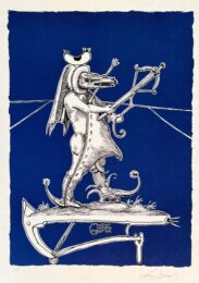 Les Songes Drôlatiques de Pantagruel, Planche XXIII by Salvador Dalí at Epicentrum Art Gallery