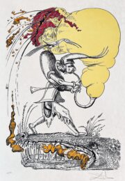 Les Songes Drôlatiques de Pantagruel, Planche XXII by Salvador Dalí at Epicentrum Art Gallery