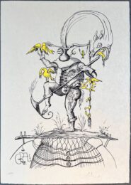 Les Songes Drôlatiques de Pantagruel, Planche XX by Salvador Dalí at Epicentrum Art Gallery