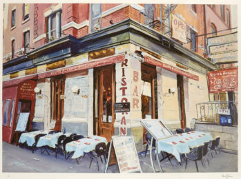 Little Italy, Lower Manhattan by Bob Dylan at Clifton Gallery