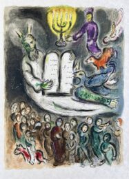 Moses then came and called for the Elders of the people by Marc Chagall at Epicentrum Art Gallery
