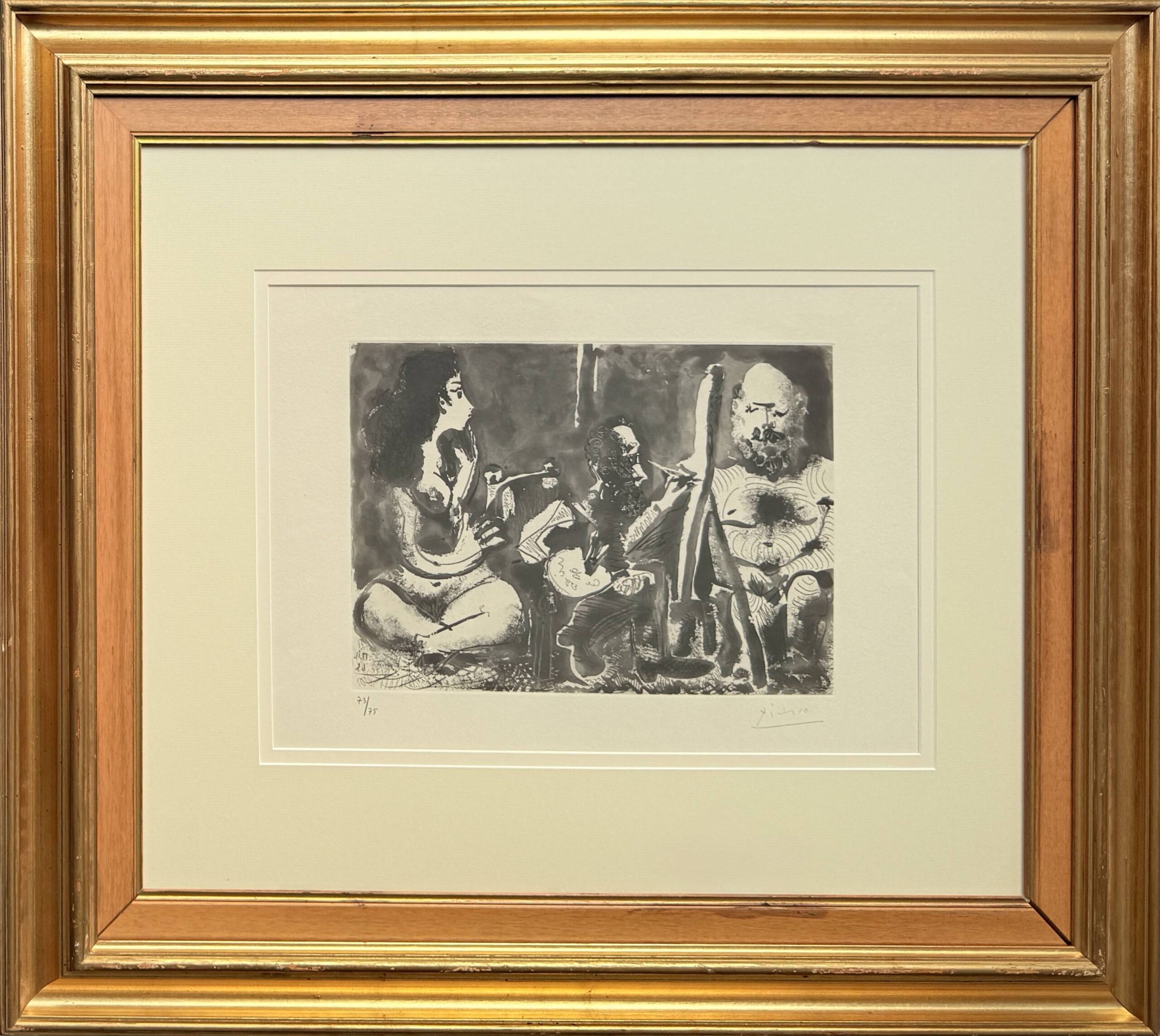 Pablo Picasso – Les bleus de Barcelone by Pablo Picasso