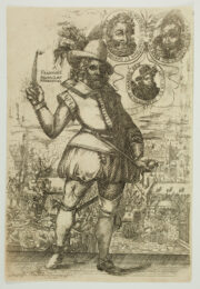 Portrait of François Ravaillac, murderer of Henri IV by Christoffel van Sichem I at Sarah Sauvin
