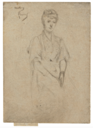 Portrait of Mrs. Cyprian Williams in Fancy Dress by Theodore Roussel at Sylvan Cole Gallery