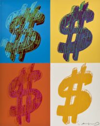 $ (Quadrant) by Andy Warhol at Michael Lisi/Contemporary Art