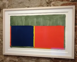 Red, Blue by John Hoyland at Gallery TEN