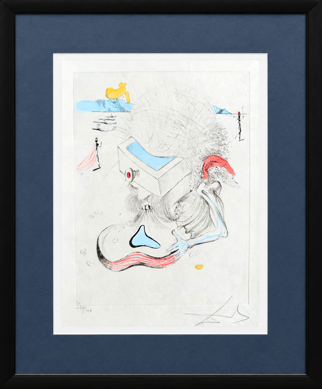Salvador Dali – Les Tiroirs (Head with Drawer) by Salvador Dalí