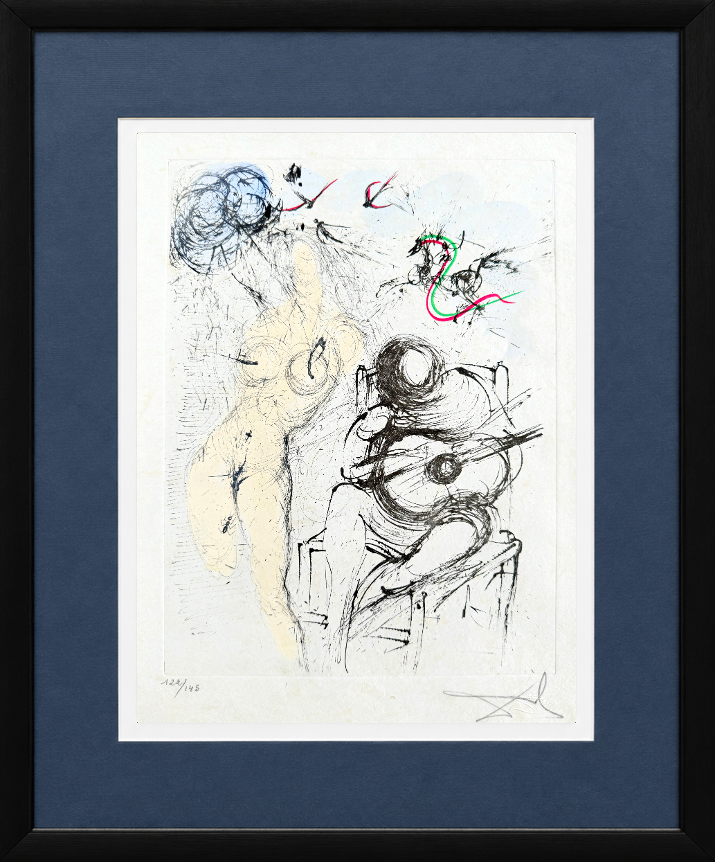Salvador Dali – Femme à la guitare (Woman with Guitar) by Salvador Dalí