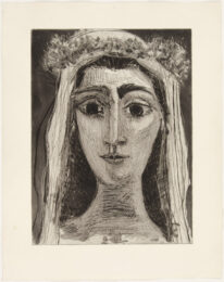 The Face of Jacqueline the Bride by Pablo Picasso at Christopher-Clark Fine Art