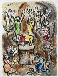 Then all the people pluckt from themselves the golden eare-rings by Marc Chagall at Epicentrum Art Gallery