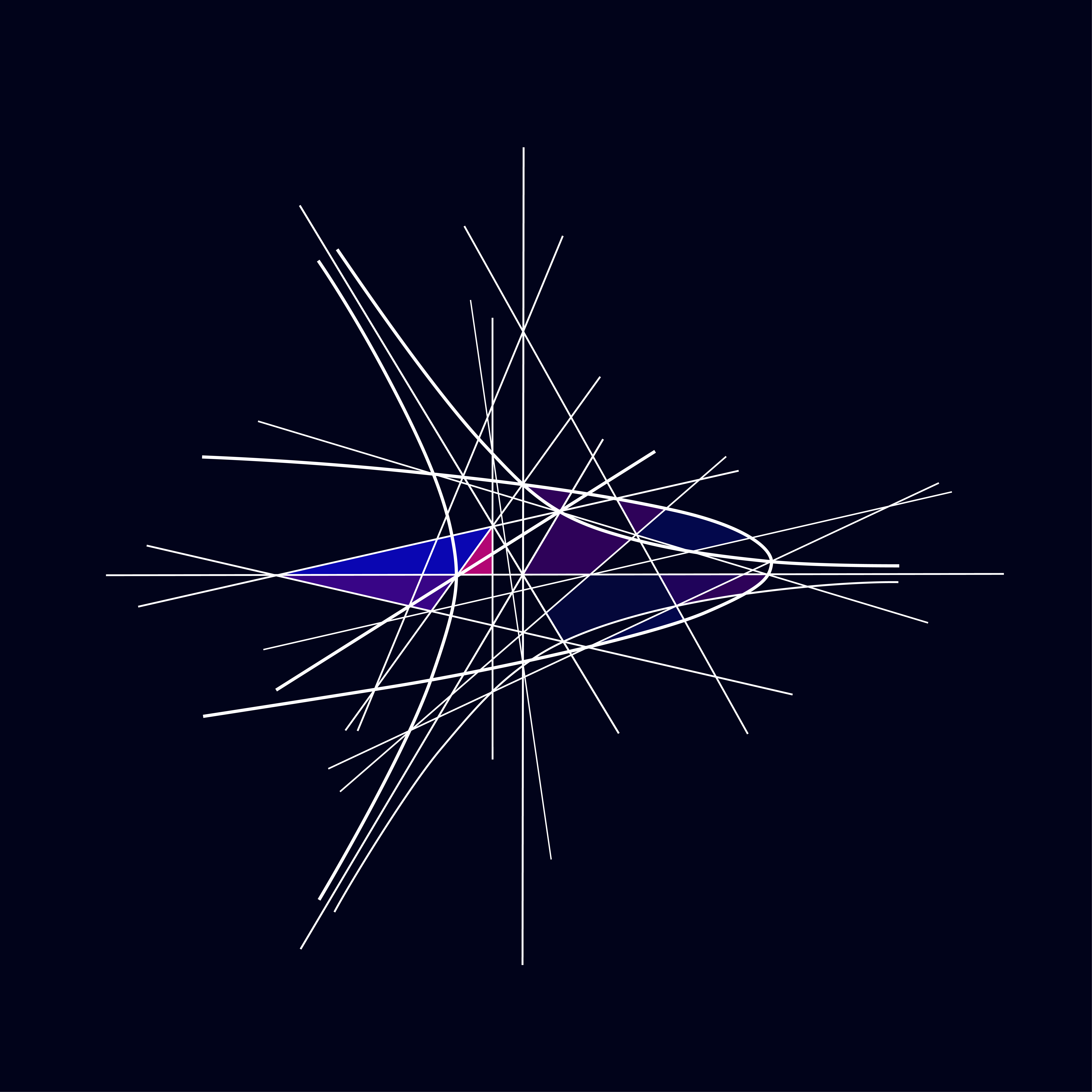 Triangular Asymptote by Clifford Singer