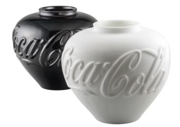 Vases in Black and White (Coca Cola Vase) by Ai Weiwei at Clifton Gallery