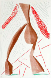 Walking, June by David Hockney at Dovehouse Contemporary