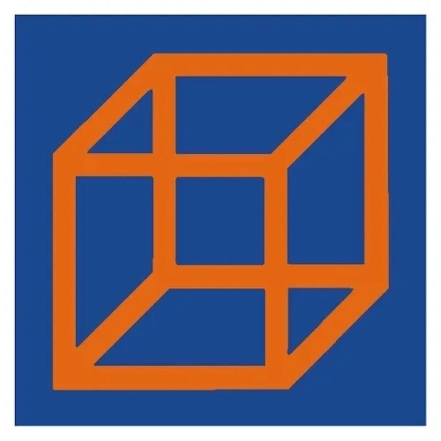 Cubes in Color on Color by Sol LeWitt