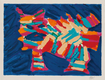 Blue Cat by Karel Appel at RoGallery