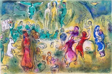 Daphnes and Chloé, Planche XLI by Marc Chagall at Epicentrum Art Gallery