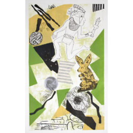 Earth People by Jaune Quick-To-See Smith at Turner Carroll Gallery