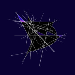 Focus and Directrix Property by Clifford Singer at iMuseum Vegas