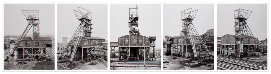 Förderturm Zeche Waltrop, 1982 (from the portfolio Forty Are Better Than One, 2009) by Bernd & Hilla Becher at Krakow Witkin Gallery