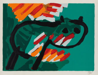 Green Cat by Karel Appel at RoGallery