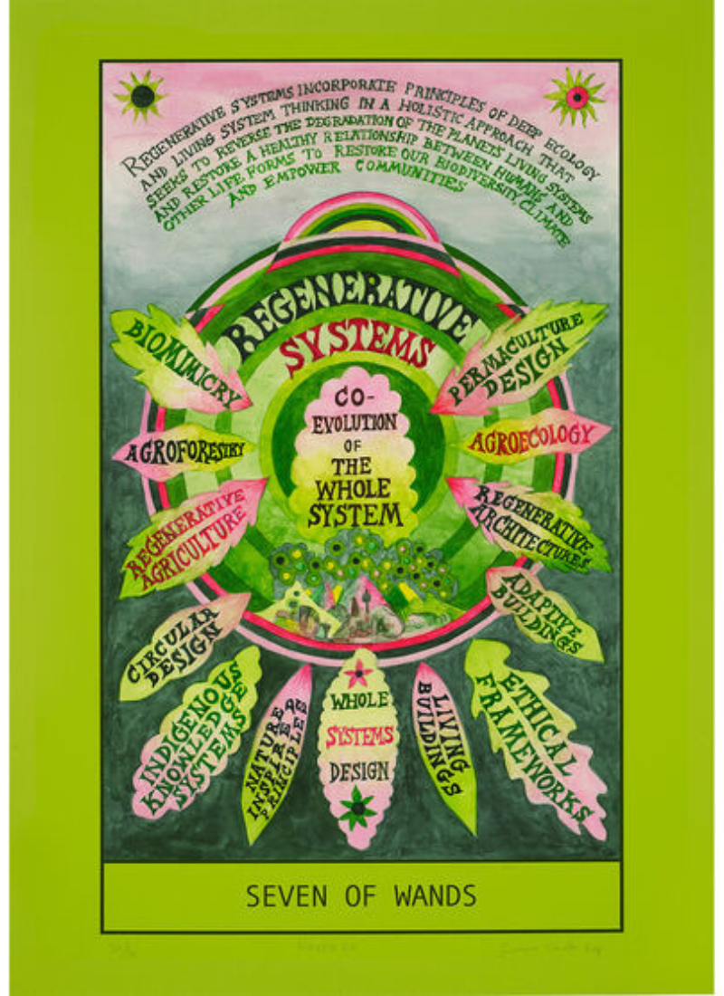 HEXEN 5.0/Tarot/Seven of Wands – Regenerative Systems (Tate variation) by Suzanne Treister