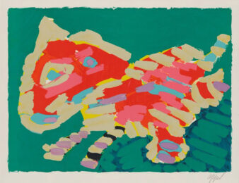 Luminous Cat by Karel Appel at RoGallery