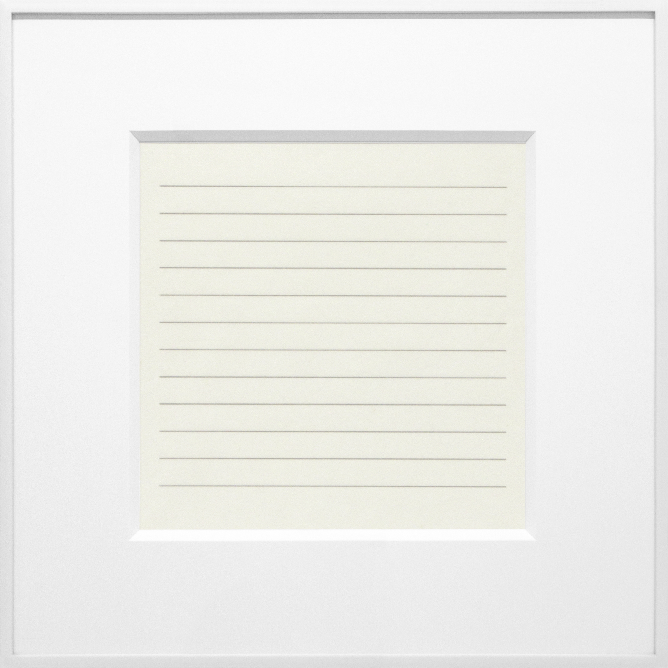 On a Clear Day #15A by Agnes Martin