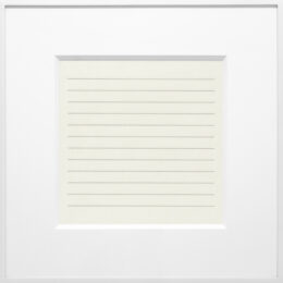 On a Clear Day #15A by Agnes Martin at Krakow Witkin Gallery