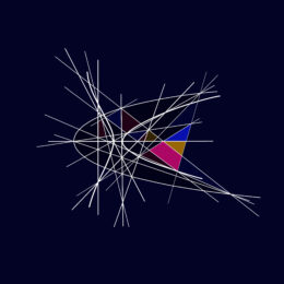 Radial Curves of Conics by Clifford Singer at iMuseum Vegas