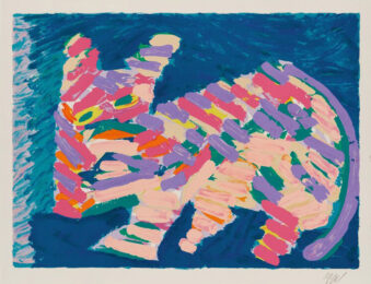 Resting Cat by Karel Appel at RoGallery