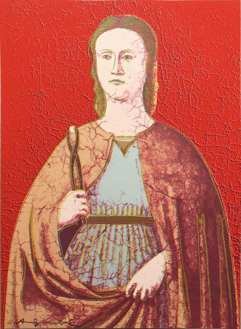 Saint Apollonia, II.330 by Andy Warhol