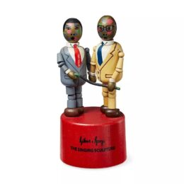 Singing Sculpture by Gilbert & George at Dovehouse Contemporary