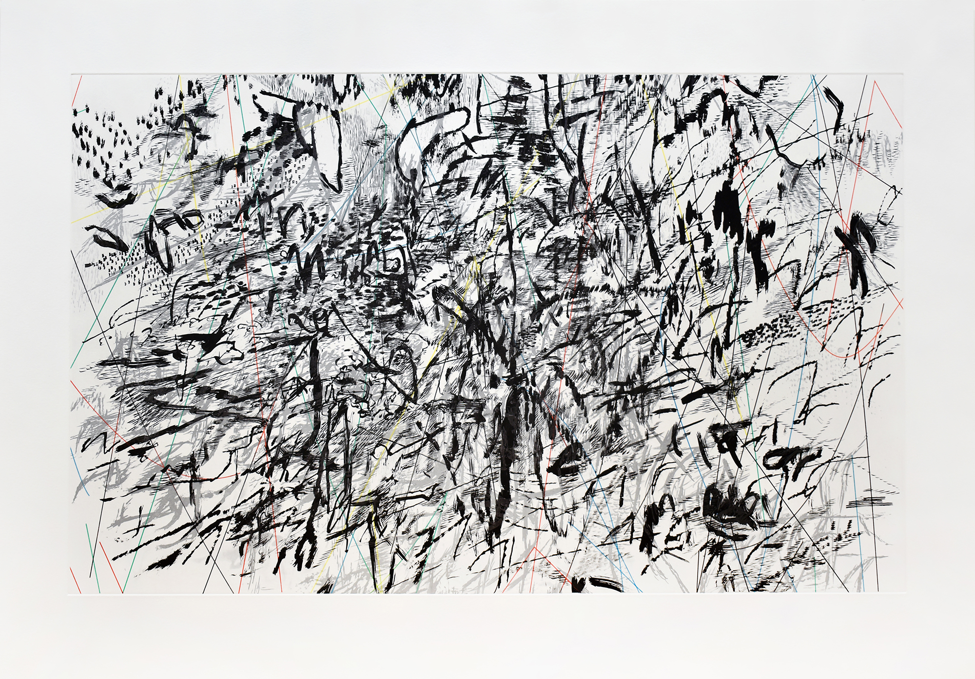 Vertiginous Fold by Julie Mehretu