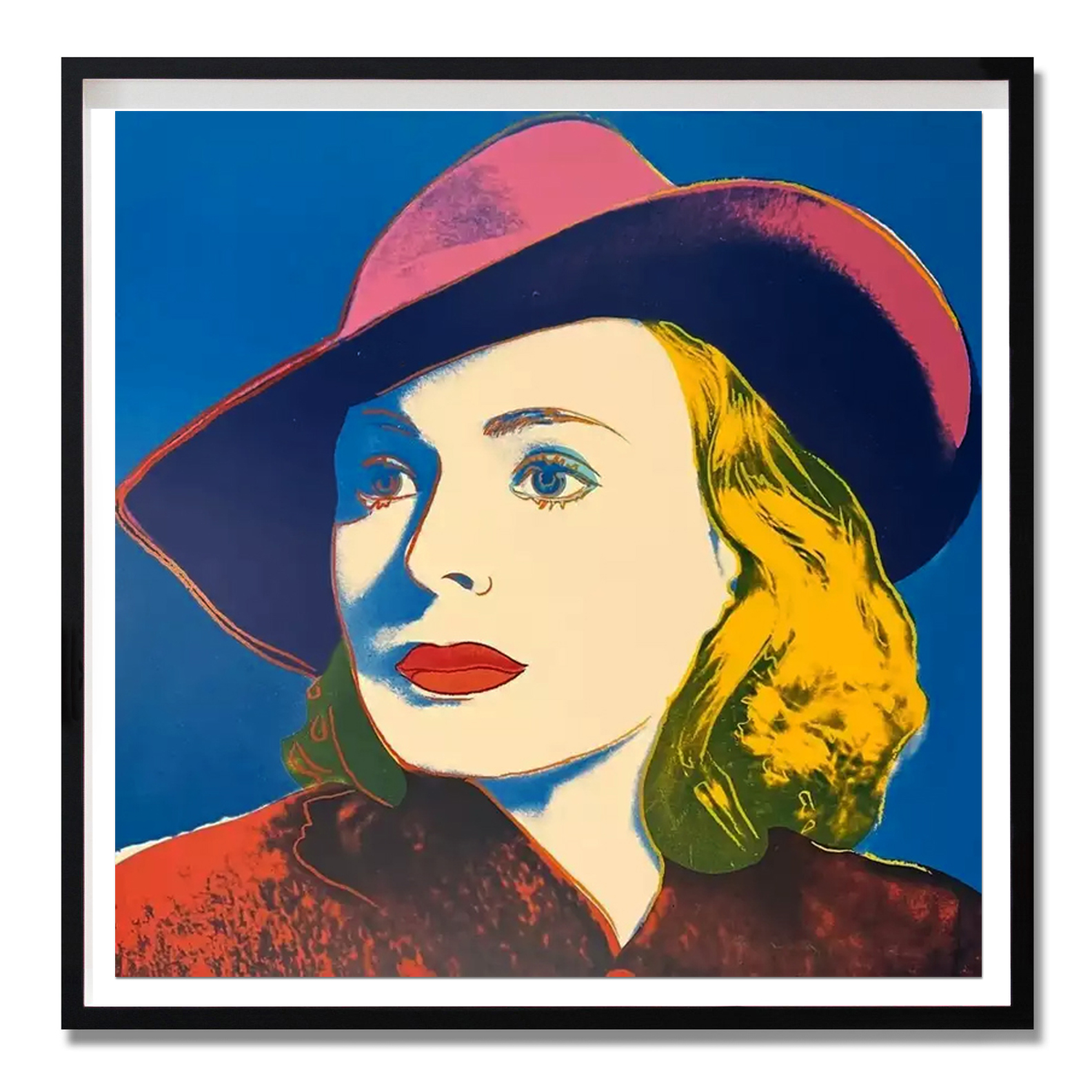 Ingrid Bergman With Hat (FS II.315) by Andy Warhol