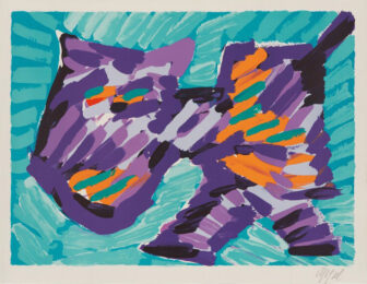 Walking Cat by Karel Appel at RoGallery