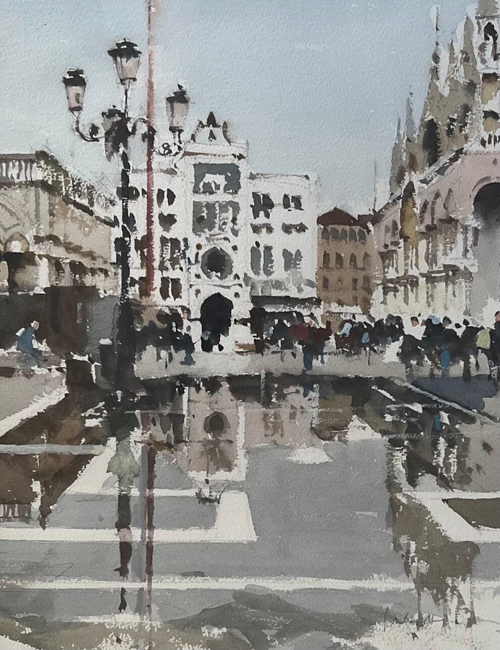 Venice Watercolour Painting by John Yardley