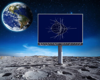 Billboard Series. Moon. Cardioid. Domain [0 < Theta < 2Pi] by Clifford Singer at iMuseum Vegas